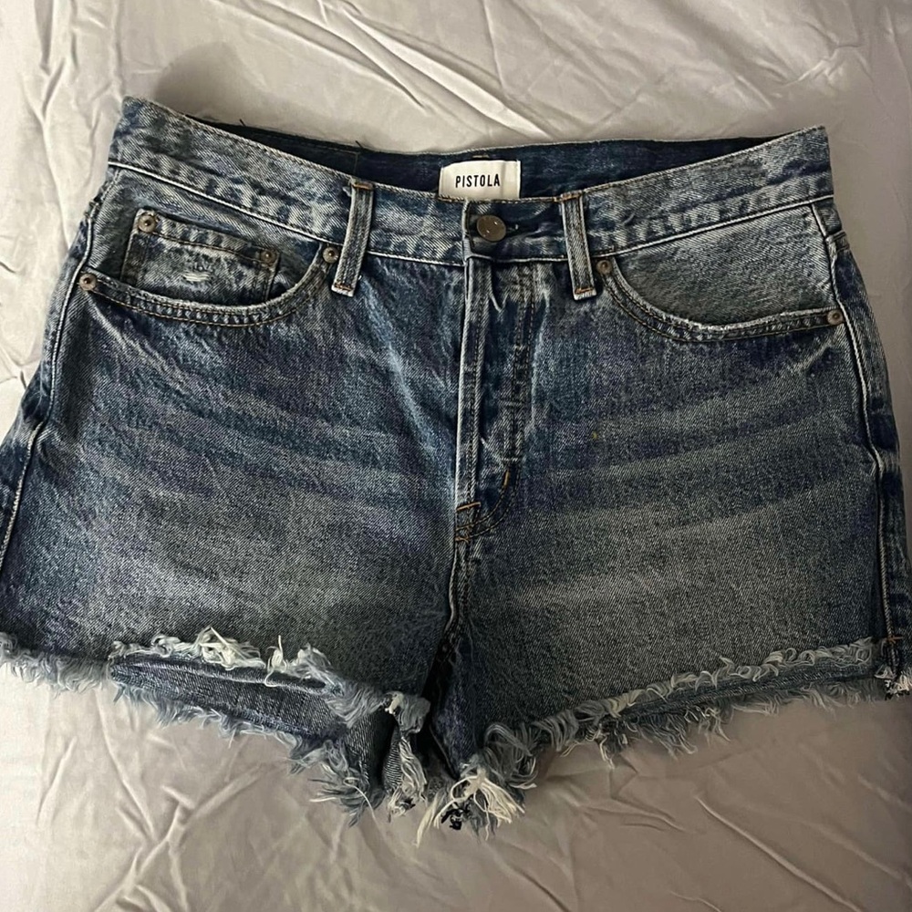 Pistola Blue Jean Shorts Classic Denim Style